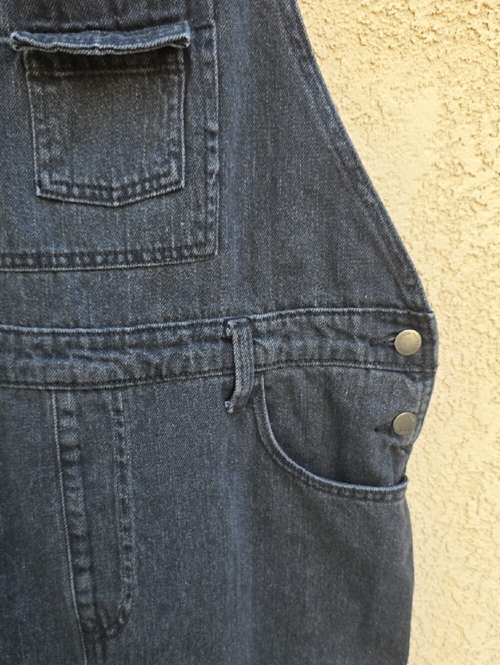 Universal Thread 100% Cotton Black Wash Denim Overalls Size 14 - Picture 5 of 15